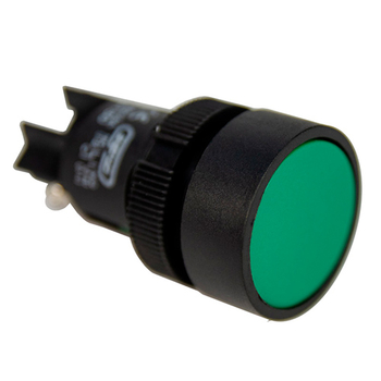 Кнопка XB2-EА131 d22мм зеленая цилиндр 1НО Энергия - Электрика, НВА - Устройства управления и сигнализации - Кнопки управления - Магазин электроприборов Точка Фокуса